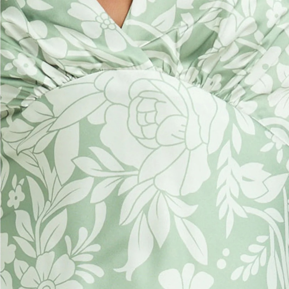 Floral Green Midi/Maxi Dress - Picture 3 of 3